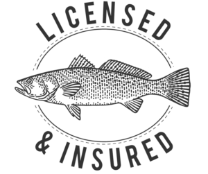 licensed and insured badge | Frazier's Guide Service 
