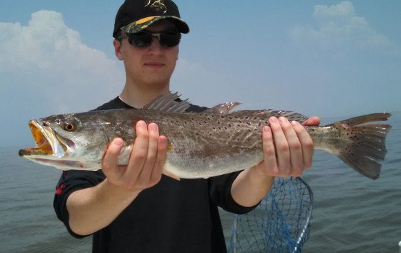 Trout Fishing in Galveston