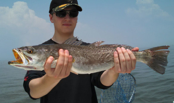 Trout Fishing in Galveston